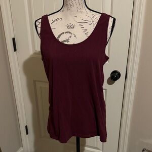 Old Navy Deep Burgundy Tank Top